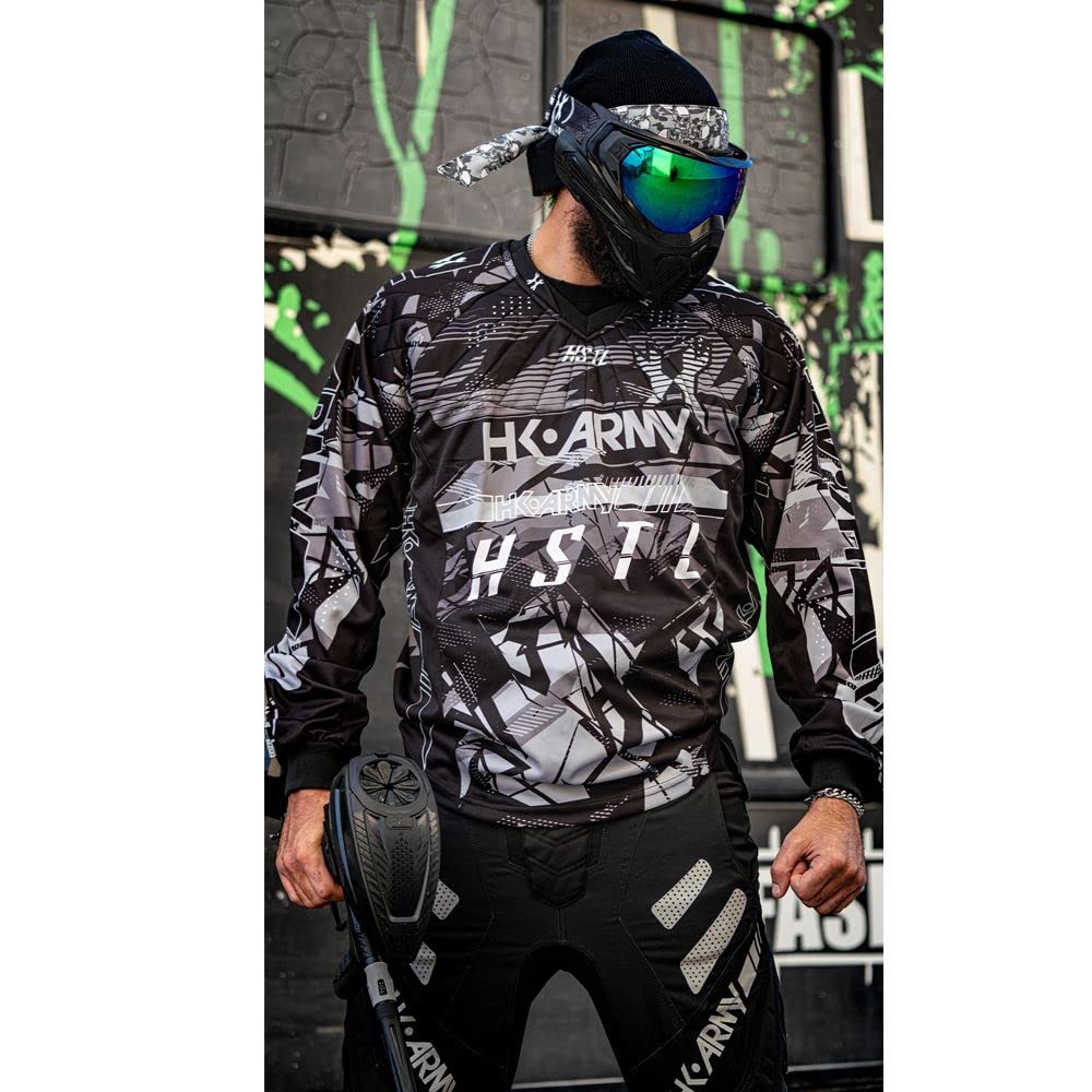 HK Army HSTL Line Padded Paintball Jersey - Charcoal - Youth