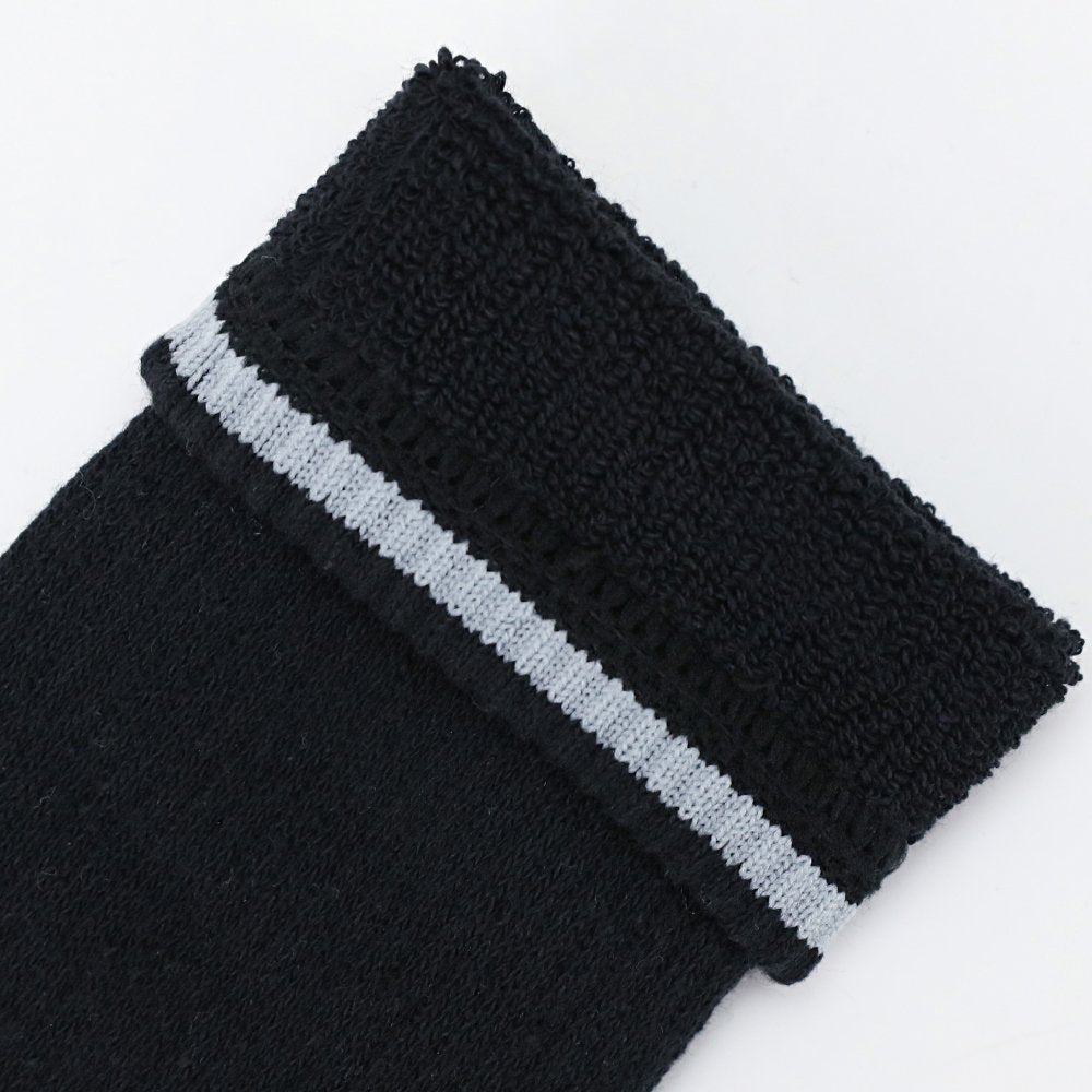 EnerWear 10P Pack Women's Cotton Moisture Wicking Cushion Low Cut Socks (US9-11, Black)