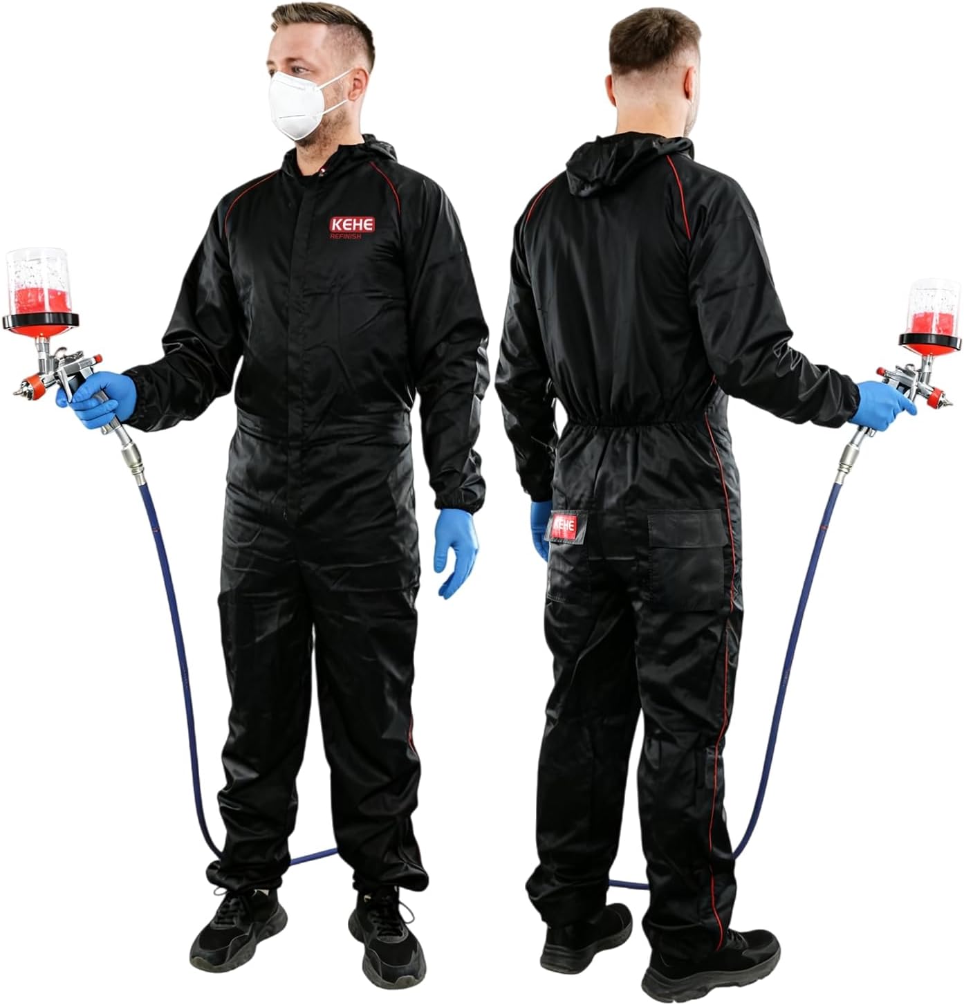 Skiennix Reusable Anti-Static Paint Spray Suit - Protective Coverall for Safe Painting