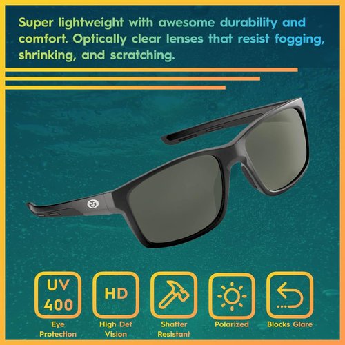 Flying Fisherman Polarized Sunglasses - AcuTint UV Blocker for Fishing & Outdoor Sports