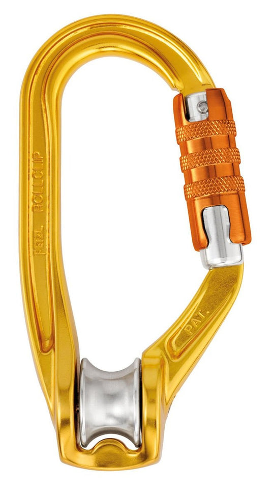 Petzl ROLLCLIP A Pulley Carabiner - Triact-Lock (Gate Side Opening)