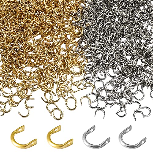 Fishing Clevis Links - Easy Spin U-Shaped Brass, 120pcs