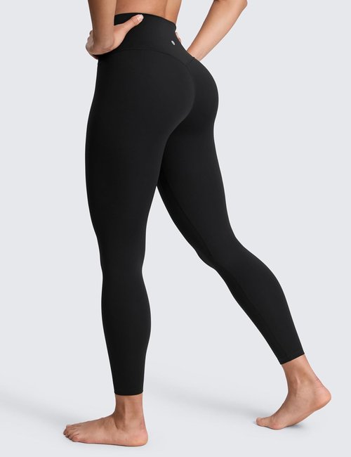 CRZ YOGA SculptAir Yoga Leggings - High Waisted, No Front Seam, Buttery Soft | 25" Length for Ultimate Comfort