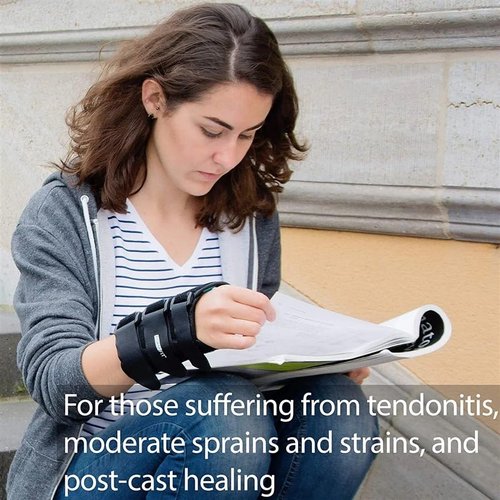 Ossur Formfit Wrist Brace for Treatment of Tendonitis, Carpel Tunnel, Post Cast Healing and Soft Tissue Injuries | Wrist Immobilization, Breathable Material, Custom Fit | 8" Version (Right, X-Small)