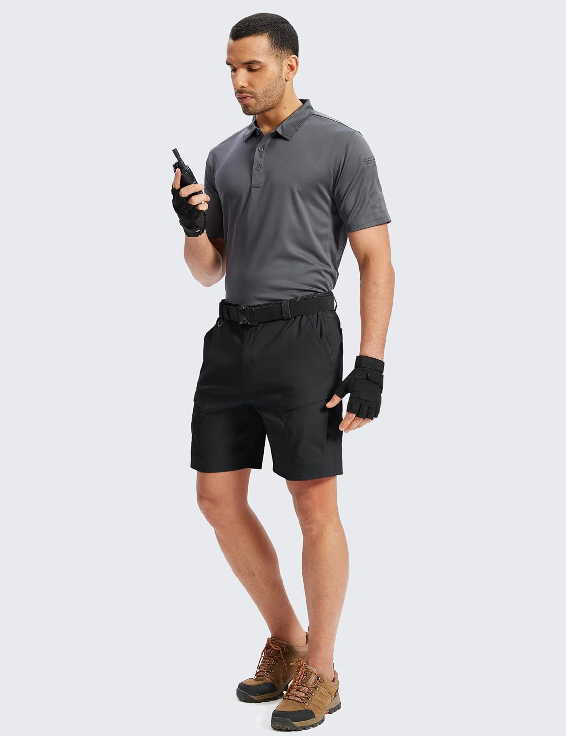 TACVASEN Men's Cargo Hiking Shorts - Quick Dry Tactical Work Shorts with 6 Pockets | Summer Outdoor Wear