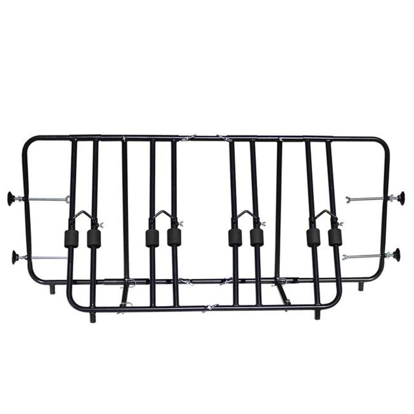 Titan Ramps Truck Bed Adjustable Steel Bike Rack for Up to 4 Bikes - Fits Most Makes/Models