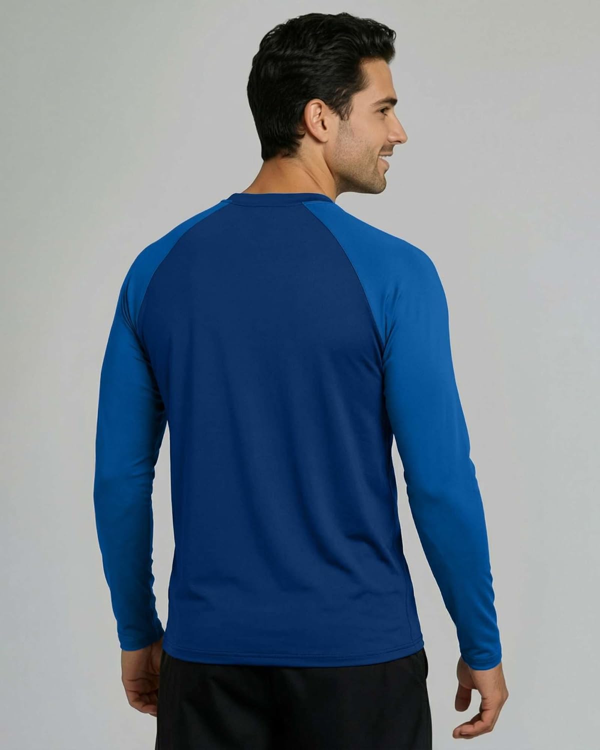 Real Essentials Long Sleeve Rash Guard Shirt - UPF 50+ UV Sun Protection for Men | Quick Dry, Big & Tall