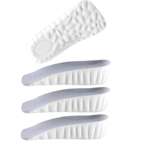 Orthopedic High Pads 2.0, Insoles Height Increase, 4D Cloud Technology Insole, Height Increase Insoles for Men/Women, Memory Foam Arch Support Insoles (Gray, 3.5CM)