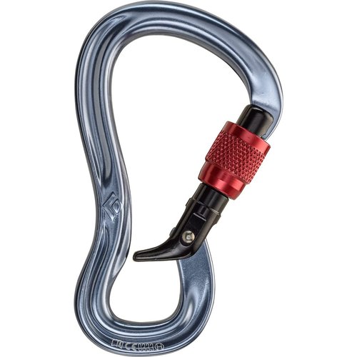 Black Diamond Gridlock Screwgate Carabiner | Isolated Belay Loop | Keylock Nose | Secure Belay Carabiner for Rock Climbing