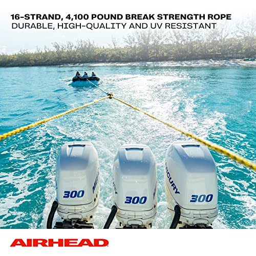 Heavy Duty 12-Foot Tow Harness for Water Sports - Black