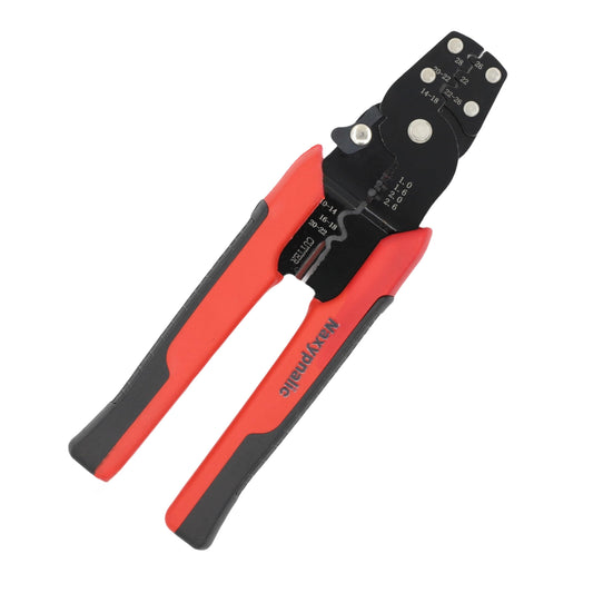 Naxypnalic 3 in 1 Wire Crimping tool 26-10 AWG with wire stripper,cutter,crimper for insulated,Bare,Heat Shrink connectors.