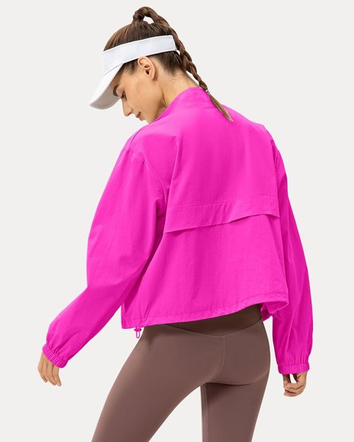 Locachy Women's Lightweight Athletic Jacket - Windproof & Sun Protection | Perfect for Outdoor Workouts