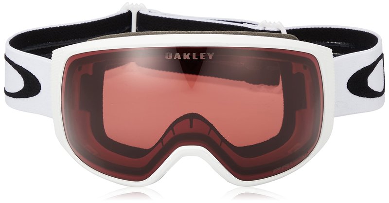 Oakley Flight Tracker Medium Matte White w Prizm Garnet Snow Goggle