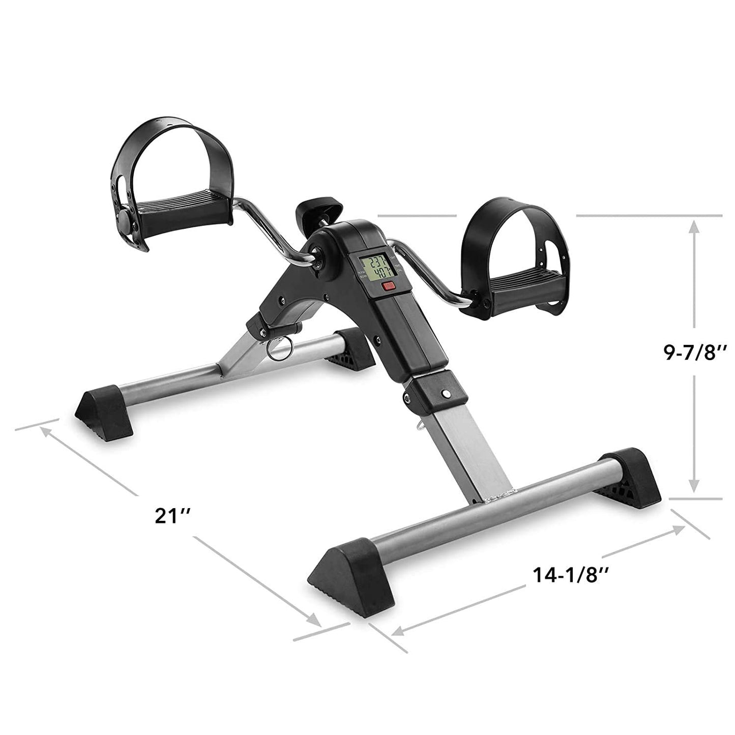 Node Fitness Foldable Under Desk Exercise Bike Portable Arm and Leg Pedal Exerciser