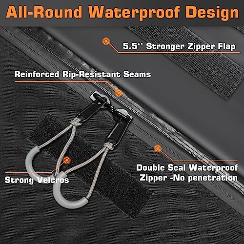 20 Cu Ft Waterproof Rooftop Cargo Carrier Bag - 51" x 39" x 17"