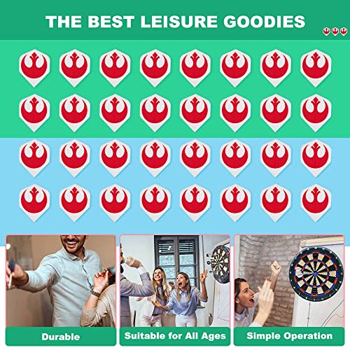 12PCS National Flags Dart Flights - UK, France, US & More