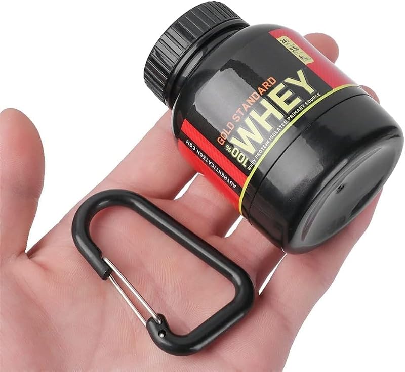 Portable Protein Powder Keychain Container - 1 Pack