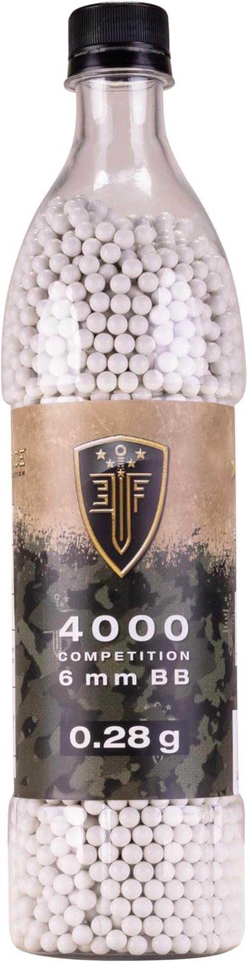 Elite Force 6mm Airsoft BBs - Premium Competition Grade, 4000 Count for Optimal Performance