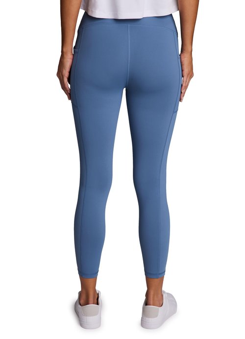 RBX Active High Waisted Squat Proof Ankle Length Leggings for Women, 7/8 Yoga Leggings with Pockets Moonlight Blue M