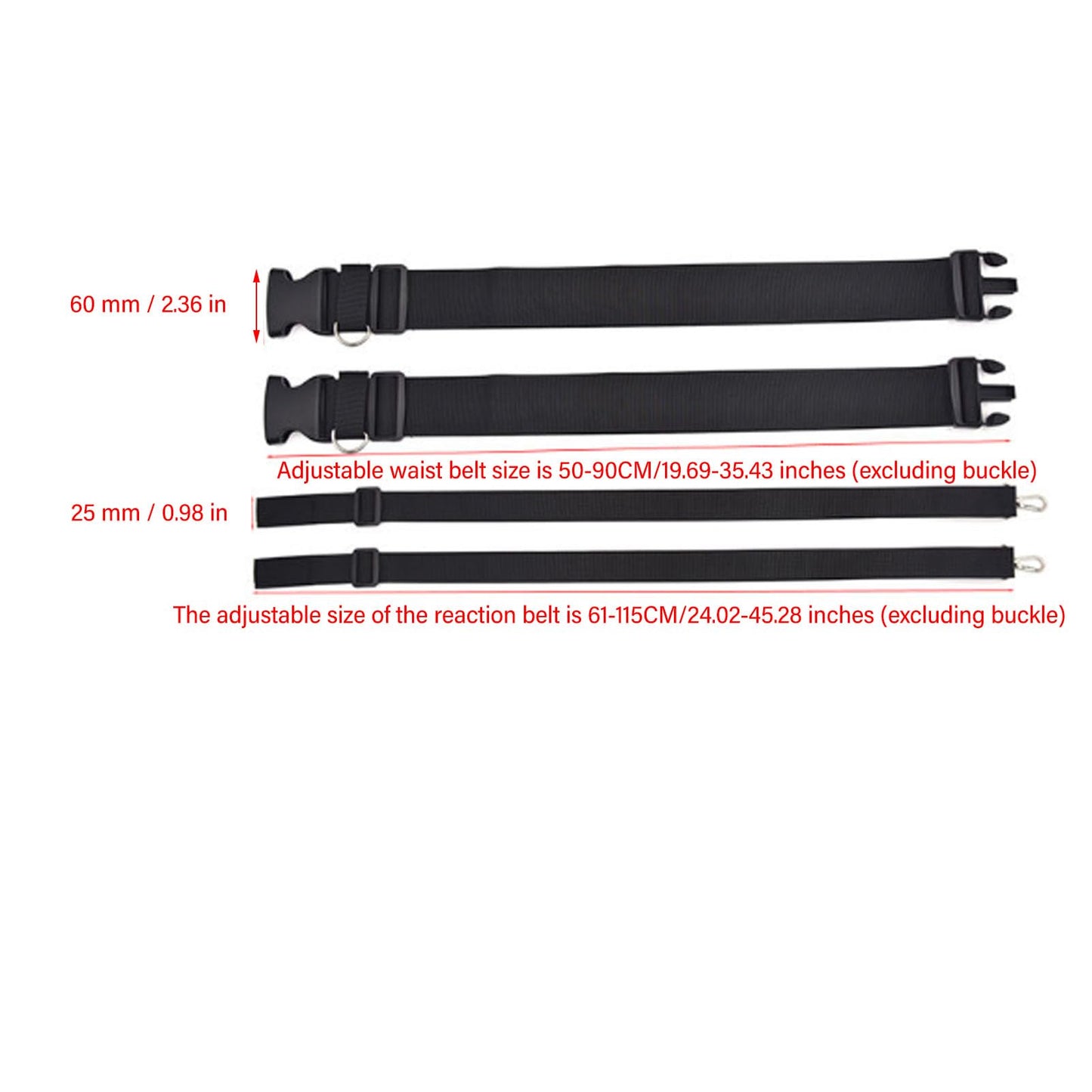 Topyond Soccer Training Belt, Speed and Agility Training Set, Athletic Gear Reaction Trainning Belt for Soccer Footwork Reaction, Includes Belt and Nylon Components, Unisex