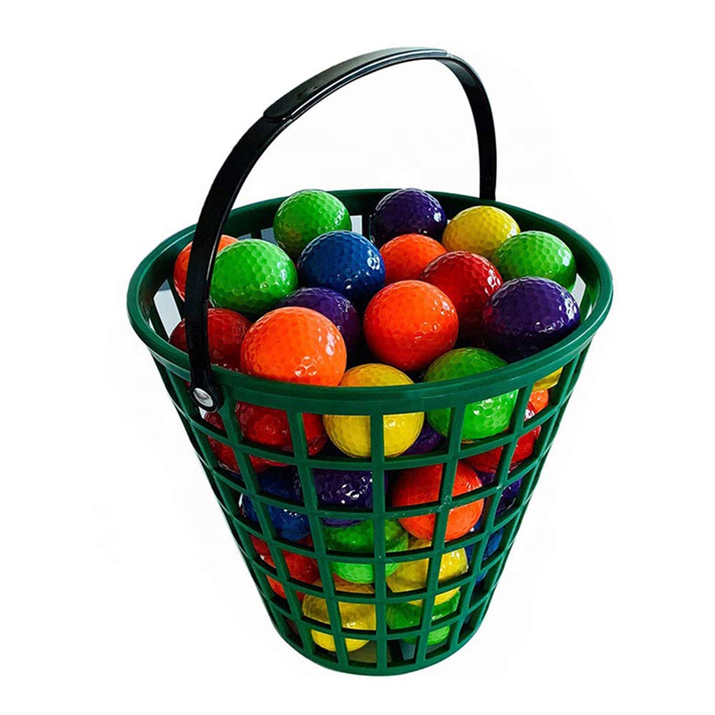 ZLY Golf Ball Basket, Golfball Container with Handle Ball Holder Contain Stadium Accessories