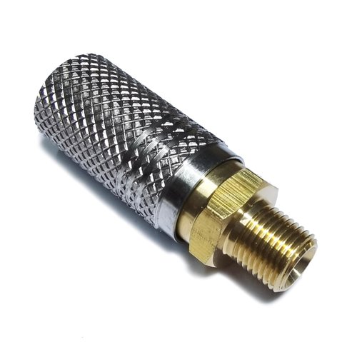 Aopkeo Extended PCP Airsoft Air Charging Quick Release Adapter Socket 1/8BSPP(G1/8) 8mm Male Nipple Hunting Shooting Accessories (1/8BSPP Thread)