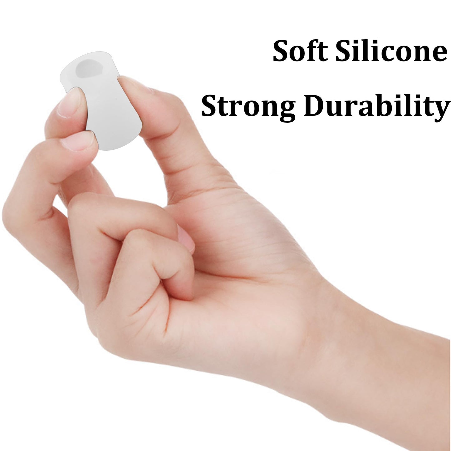 bociloy 16Pcs Round Silicone Cabinet Handle Corner Guards, Soft Anti-Collision Door Handle Covers Bumper Protectors for Furniture Table Drawer Wardrobe, Transparent