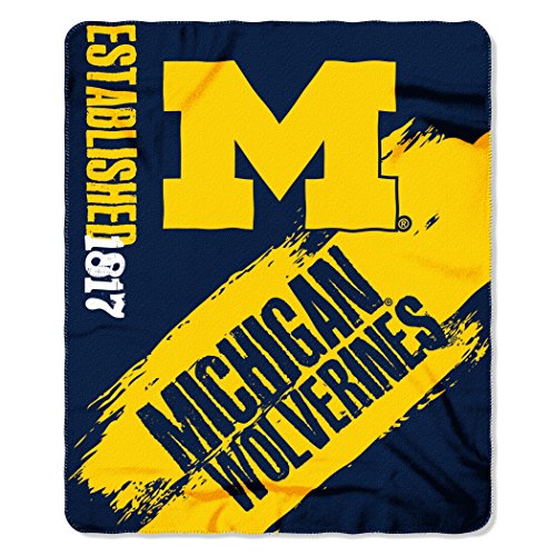 Michigan Wolverines 50x60 Painted Fleece Throw Blanket - Northwest NCAA