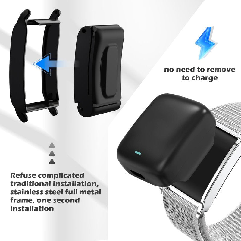 Anpzband Loop Strap Compatible With Whoop 4.0 - Breathable Nylon Sports Bands for Men Women, 22cm Velcro Wristband for Hiking/Running/Outdoor