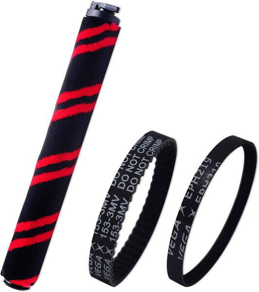 ADDFRESH Replacement Brush Roller and Vacuum Belts Compatible with Shark AZ3002 AZ3000 AZ3000W LA702 LA700 LA555 AZ1002 Accessories Kit - Front Brush Belt Vega 153-3MV-8 + Long Drive Belt Vega EPH219
