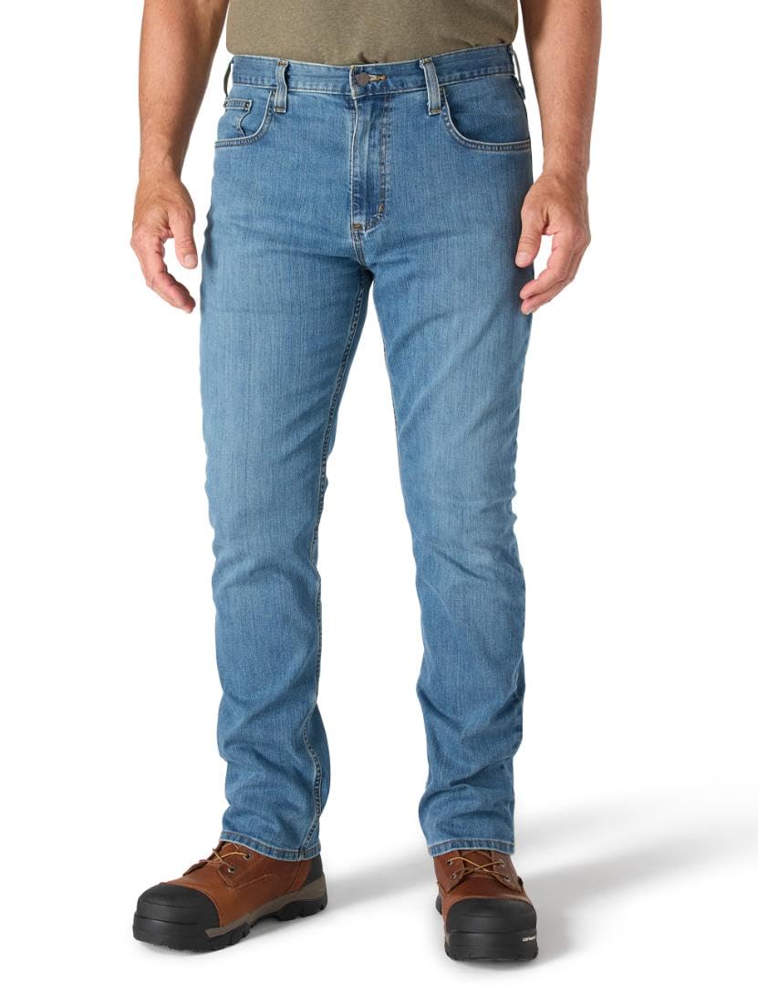 Carhartt Men's Relaxed Straight Rugged Flex Jean, Coldwater, W34 x L32