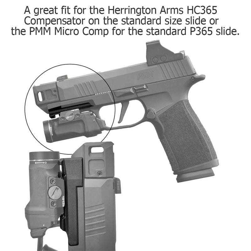 Zzhununt 4 Slots Picatinny Application Rail Adapter for Sig P365XL/Wilson Combat P365 XL