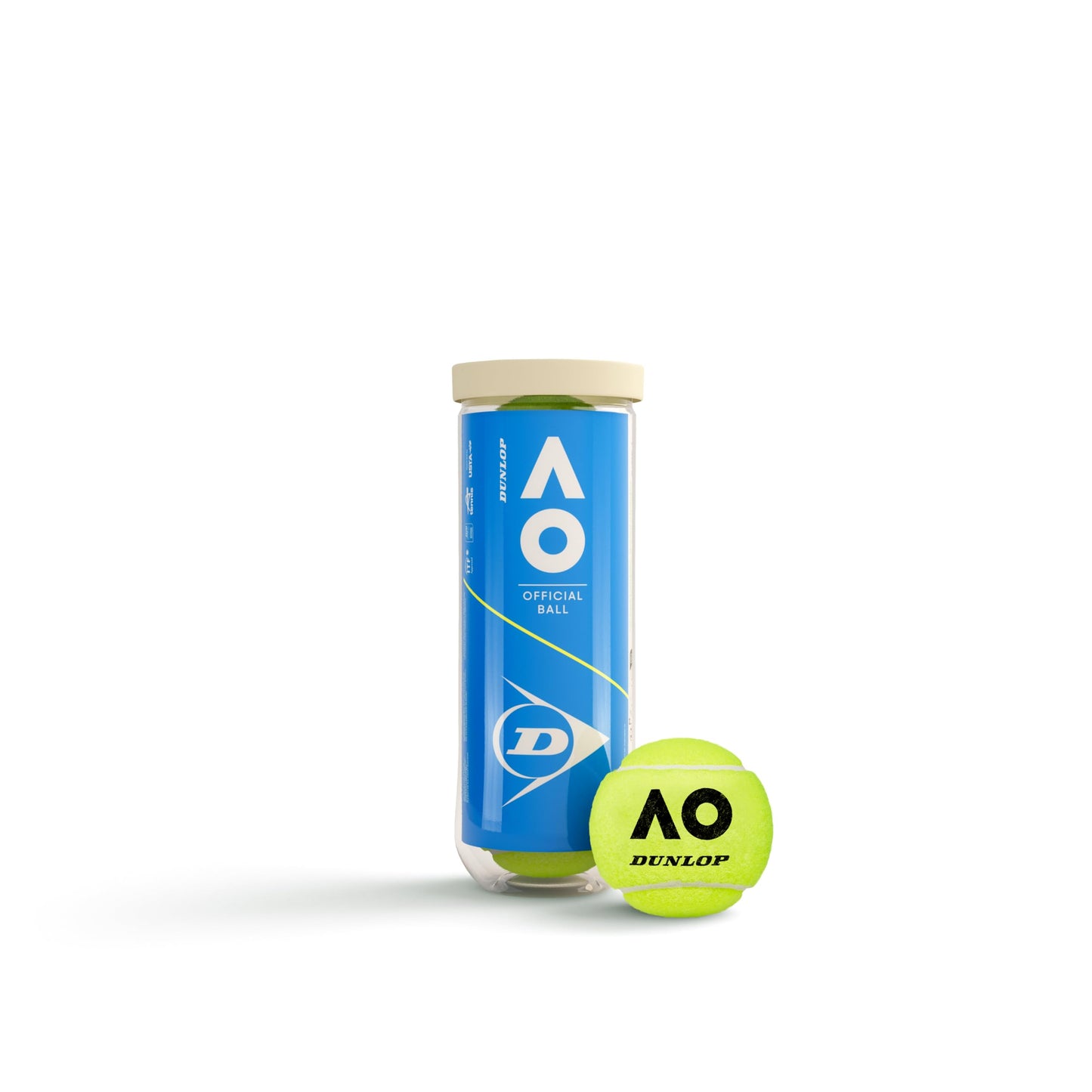 Dunlop Tennis Ball Australian Open - for Clay Court, Hard Court and Turf (3 Balls)