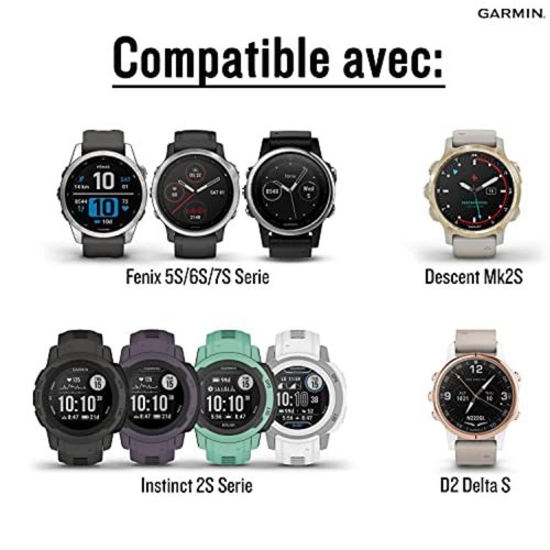 Garmin QuickFit 20 Shale Gray Silicone Band