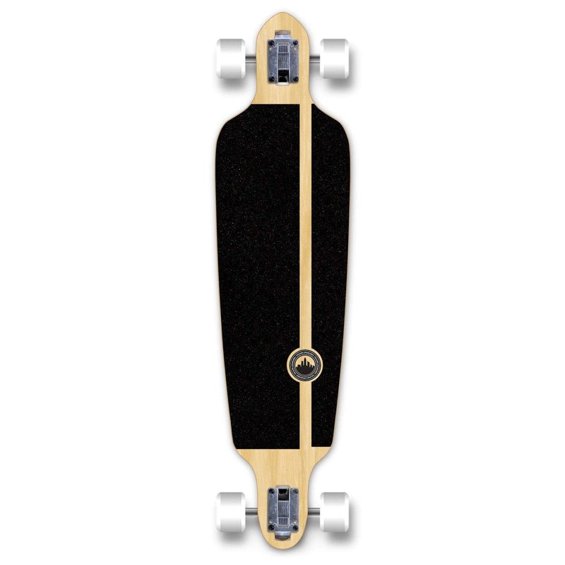 Yocaher Graphic Series Complete Drop Through Skateboards Longboard w/Black W/ 80A Grip Tape Aluminum Truck ABEC7 Bearing 70mm Skateboard Wheels (Complete - Drop Through - 01 - Tiedye Original)