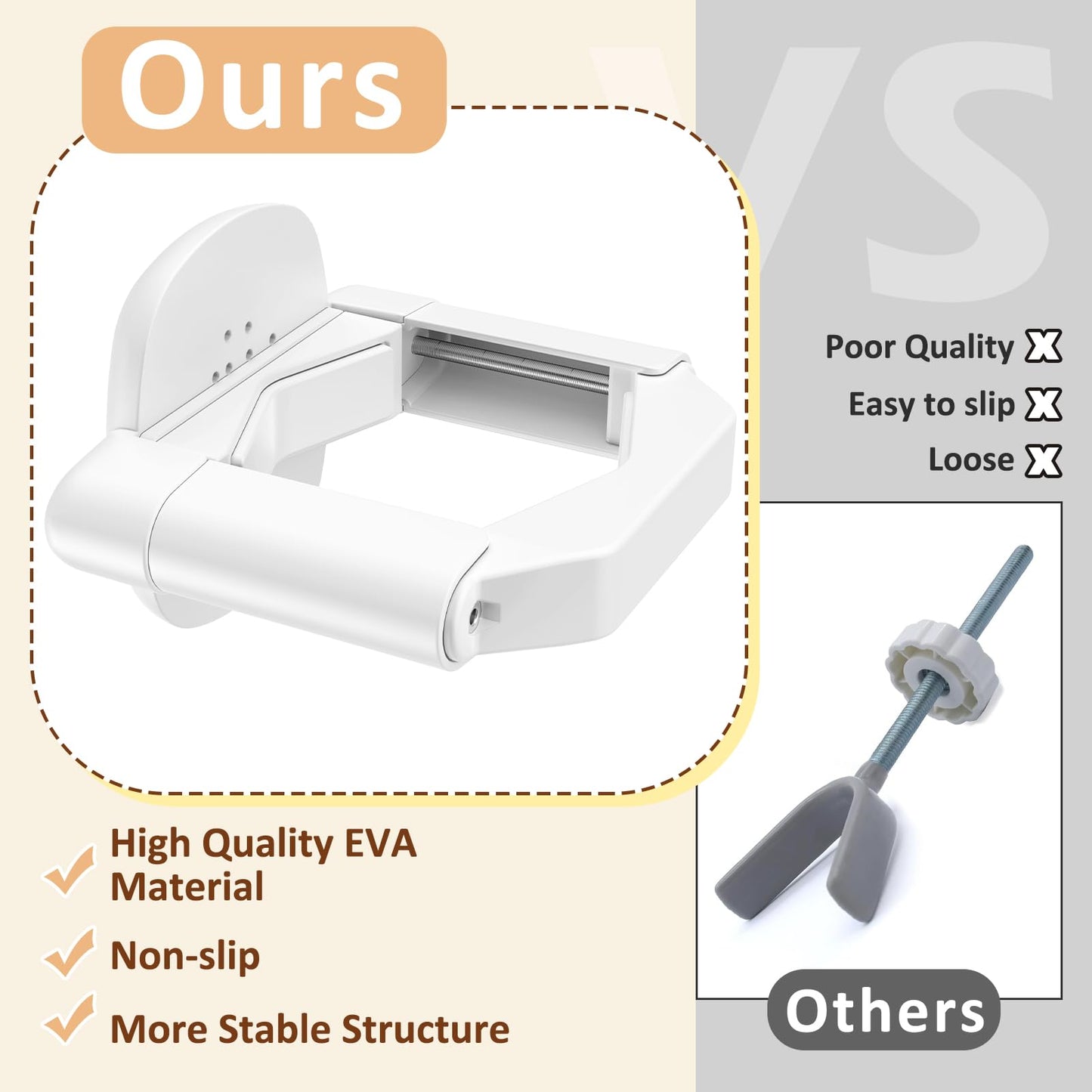 Baby Gate Banister Adapter：2Pcs Baby Stair Gate Kit Stair Post Fitting Kit Babys Gates for Stairs, Safety Stair Adapter Fit for Stair Gate Against Stairs Posts (Not Include The Gate)