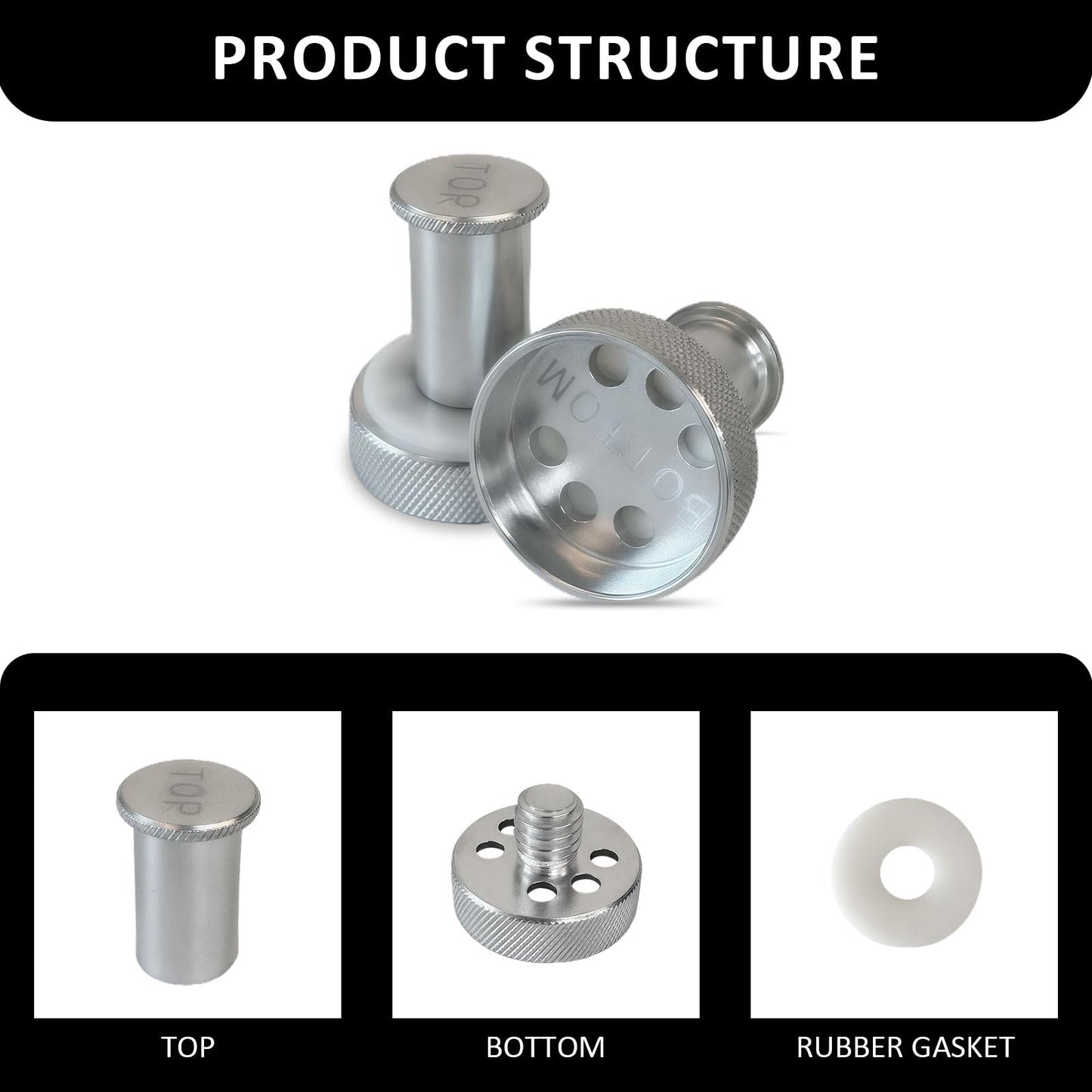 Outlet Valve and Exhaust Valve Parts Compatible with Presto Pressure Canner, Fits Presto 409A, 23-Quart and 16-Quart Pressure Cooker Canners