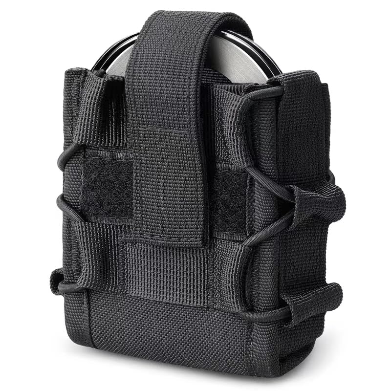 Molle Handcuff Holster Pouch - Tactical Duty Belt - Black