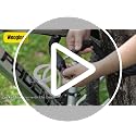 Heavy Duty Bike Chain Lock - 2.72 Ft Anti-Theft Security Lock - Black 4MM