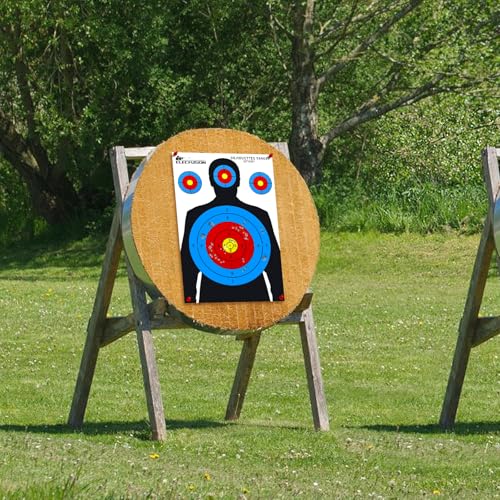 23x35 Inch Silhouette Shooting Targets - 10 Pack for Range Use