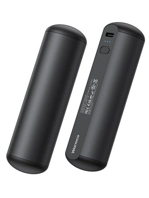 Hand Warmers Rechargeable 2 Pack, Warmco 10000mAh Magnetic Electric Handwarmers, 3 Levels Heat Up to 136°F Reusable Battery Operated Heater Keep You Warm in Winter
