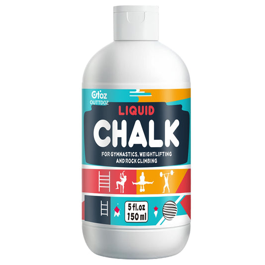 OUTTDOZ Liquid Chalk 5 oz 1 Pack for Weightlifting, Climbing & Gymnastics