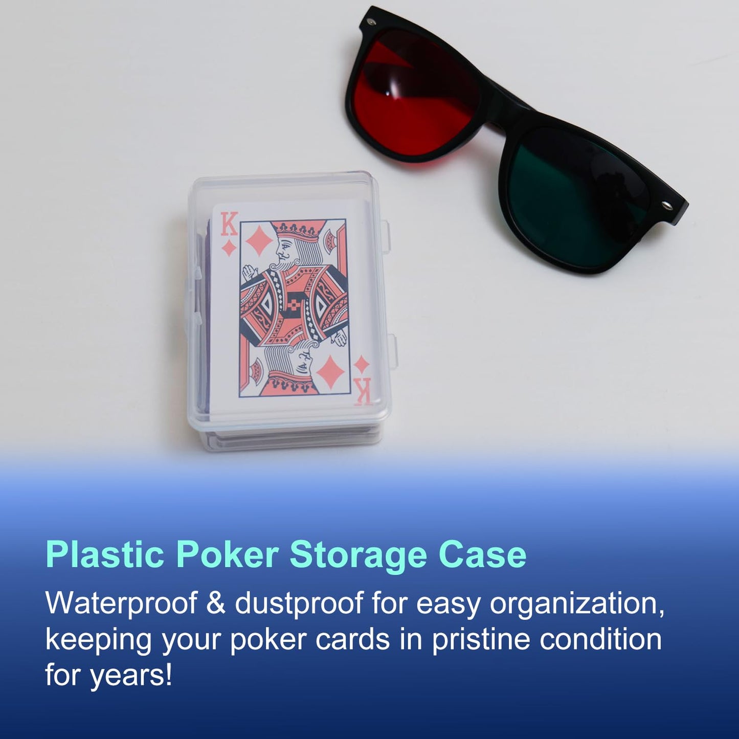 Red Green Vision Training Glasses with Red & Green Playing Cards – Binocular Coordination & Visual Balance Training Set for Lazy Eye (Amblyopia) & Eye Coordination Exercises & Daily Vision Practice