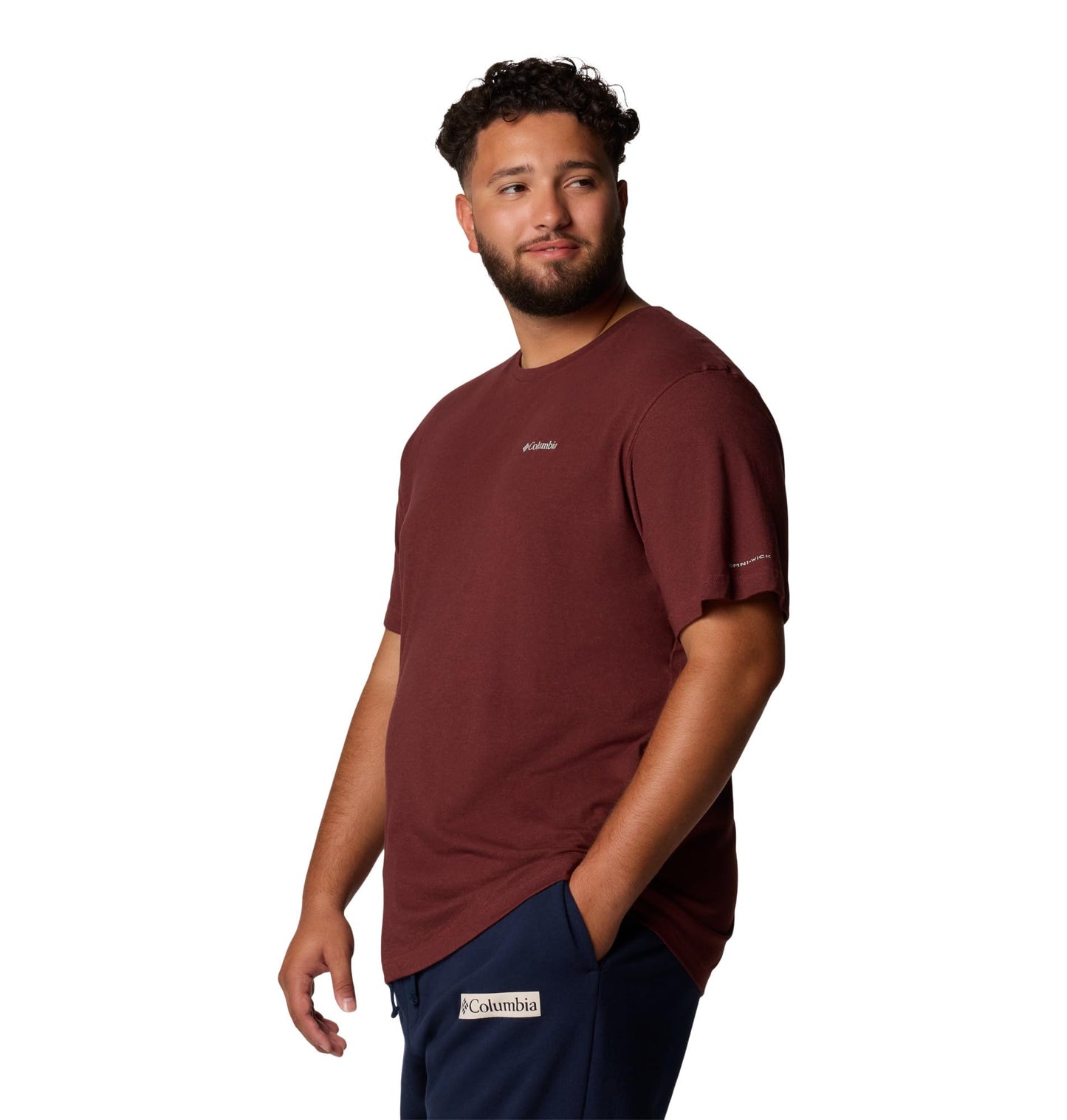 Columbia Men's Thistletown Hills Short Sleeve T-Shirt, Spice Heather, 3X Tall