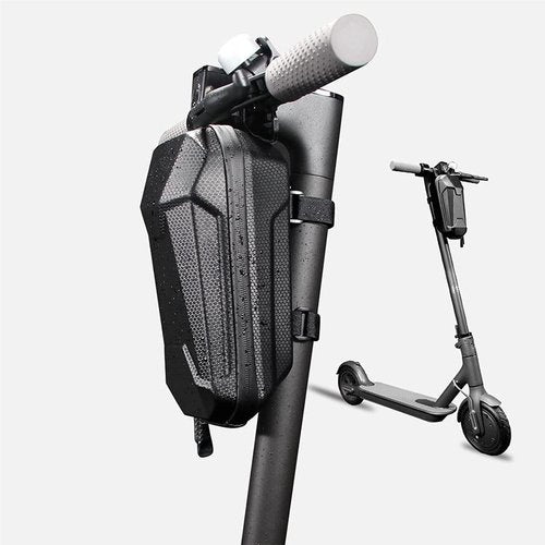 gotosee Universal Electric Scooter Bag/Handlebar Bag,Scooter Storage Bag,EVA Hard Shell Bags Waterproof Reflective Electric Scooter Storage Bag,Bicycle Bag Electric Skateboard Bike Accessories (2L)