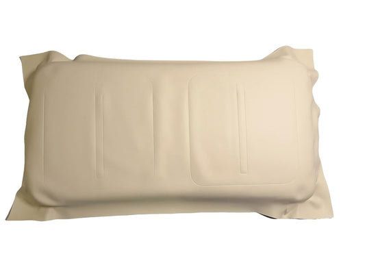 FDEERCOLO Golf Cart Front Seat Leather Cover, for EZGO Medalist TXT1994-2013 Regular Front Seat Cushion.(Thermoformed/OEM Match) (Khaki)