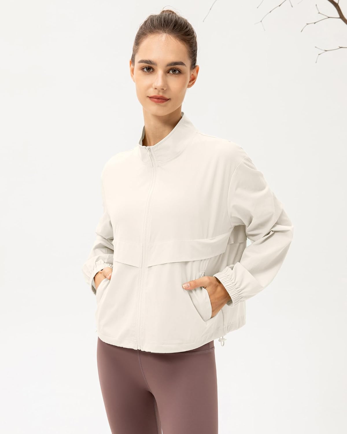 Skiennix Women's Lightweight Zip-Up Athletic Jacket - Sun Protection & Comfort | Outdoor Wear