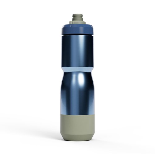CamelBak Podium Steel Insulated Bike Water Bottle Mercury Deep Sea, 22oz