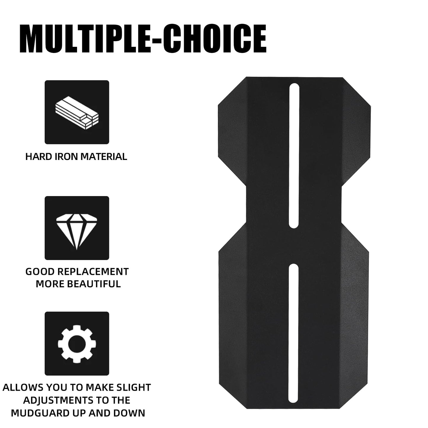 BAOUFF Middle Fender for Ebike,Central Mudguard Mud Guard for Electric Bike Ridstar Q20/Super 73 S1 S2 RX Z1