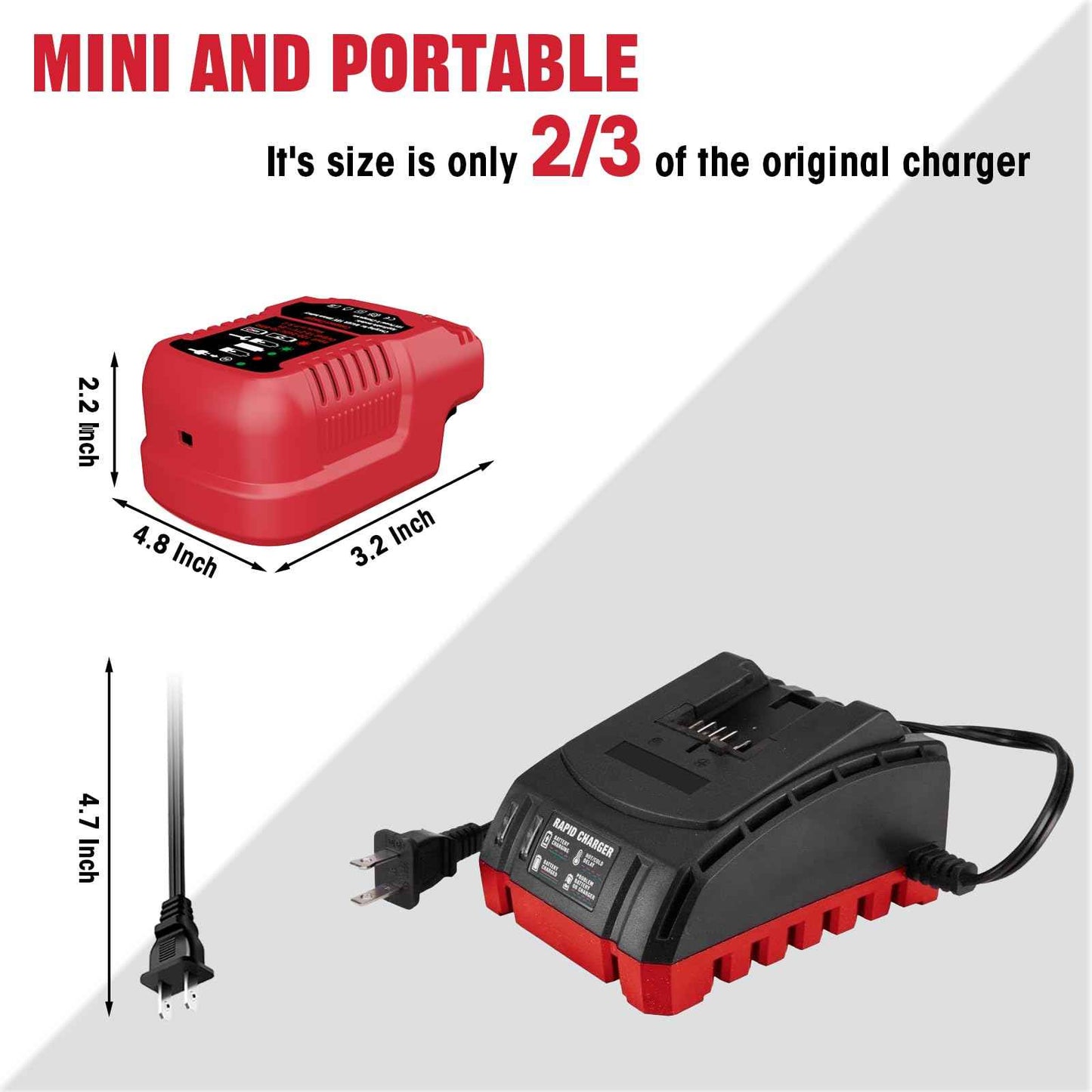 Replacement for Bauer 20V Battery Charger